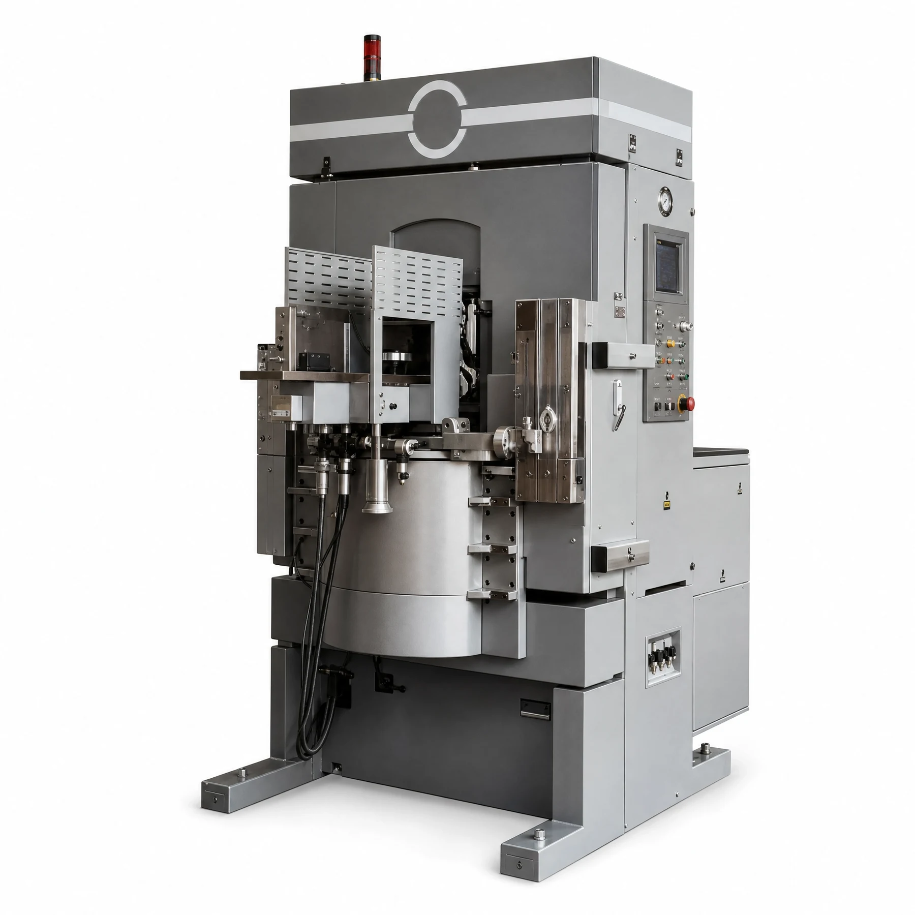 ALMAZ industrial precision machine documented as the origin case behind the AURA conical method chain
